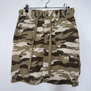 Gap Surplus Women’s Poplin Camo Cargo Skirt Vintage Y2K Size 2